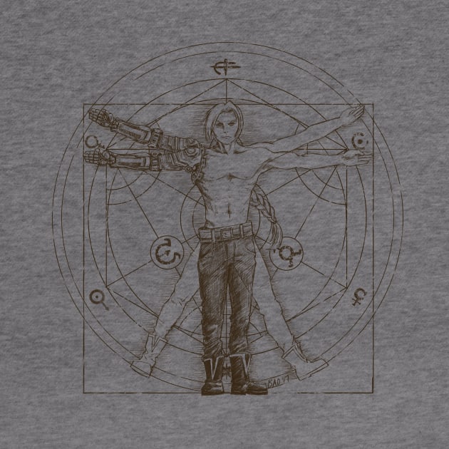 Vitruvian Alchemist by PopShirts